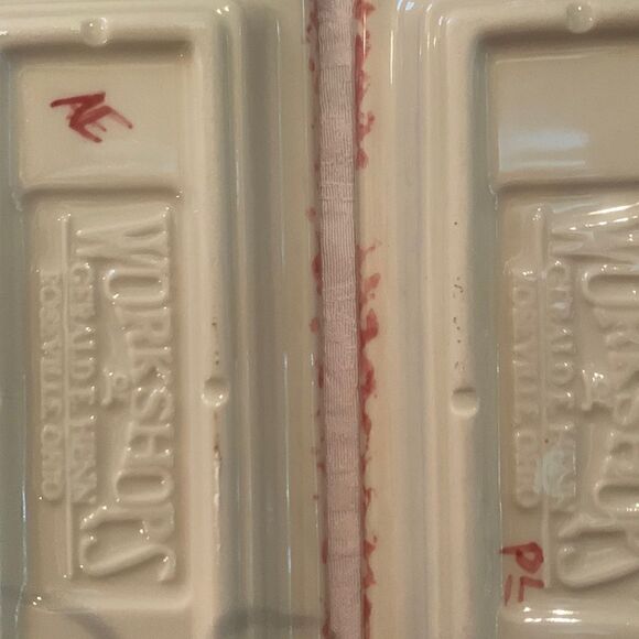 Henn Pottery Butter Dish Spongeware Pink Vintage - Picture 4 of 9